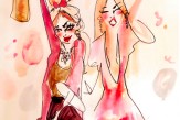 Party Girls Illustration by Blair Breitenstein